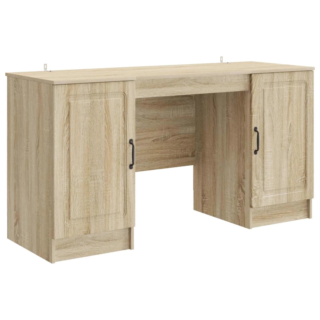 Scrivania | Tavolo da Ufficio Rovere Sonoma 142,5 x 50 x 75 cm Legno ingegnerizzato