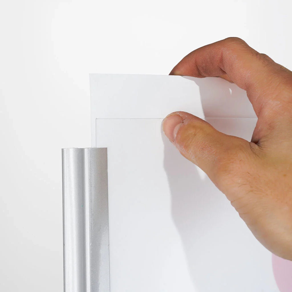 Totem bifacciale per interni con STAMPA - 70 x 250