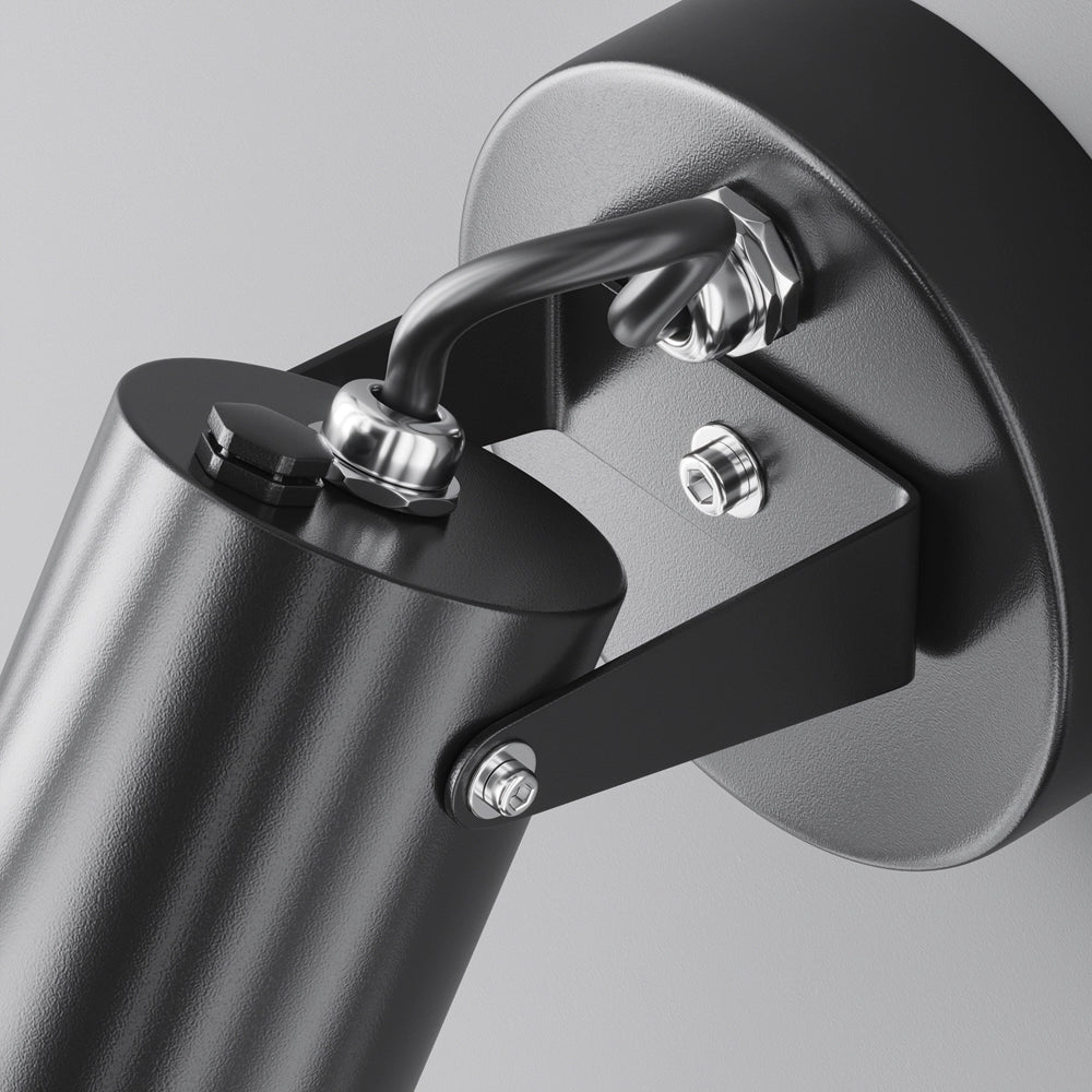 Applique esterna Maytoni Scope nera GU10 IP65 O025WL-01B