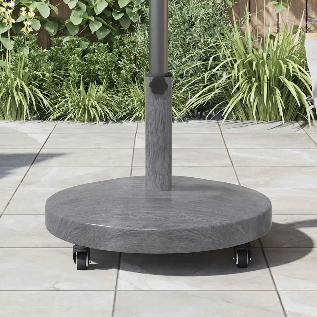 Base per ombrellone Aspetto Legno Grigio Scuro 48 x 48 x 32 cm CFW6465031
