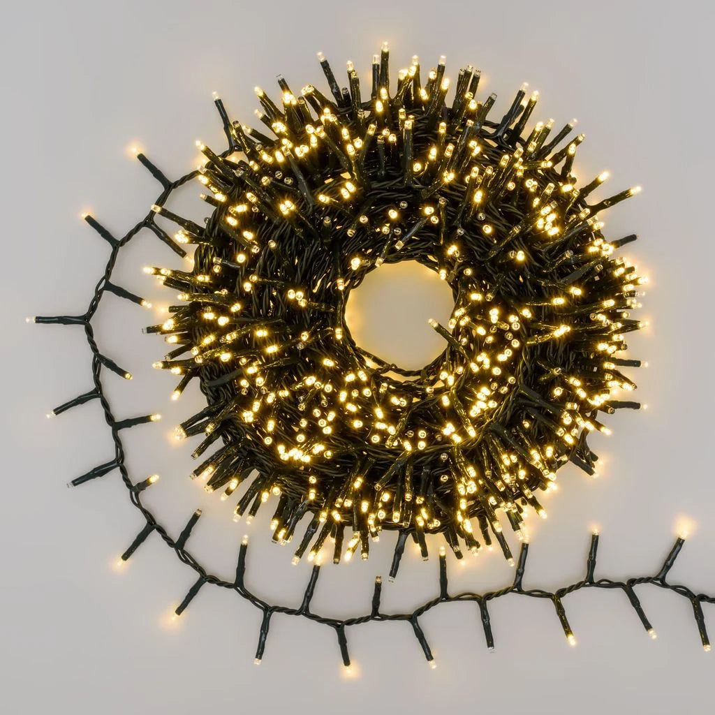 Catena Nastro di Luce 1000 miniled con Multiflash - bianco-caldo