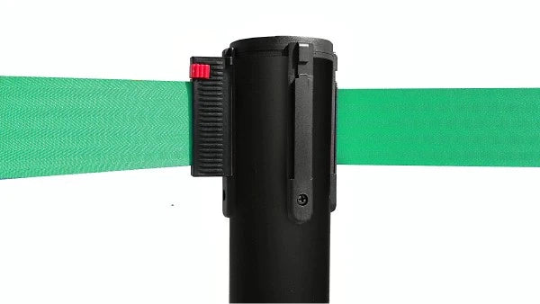 Colonnina Segnapercorso Tendinastro nero opaco 15 kg - arancio