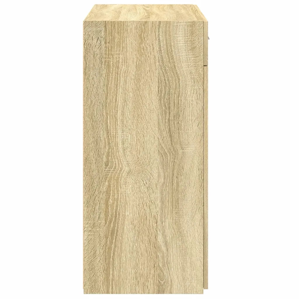 Credenza-Buffet-Armadio da cucina Rovere Sonoma 80x42,5x93 cm in Legno Multistrato 605056