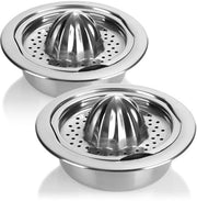 Citruspers in Acciaio Inossidabile - Manuale - 2 pezzi - Argento