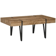 Tavolino ¨C Minimal ¨C Nero + Marrone 105x60x42