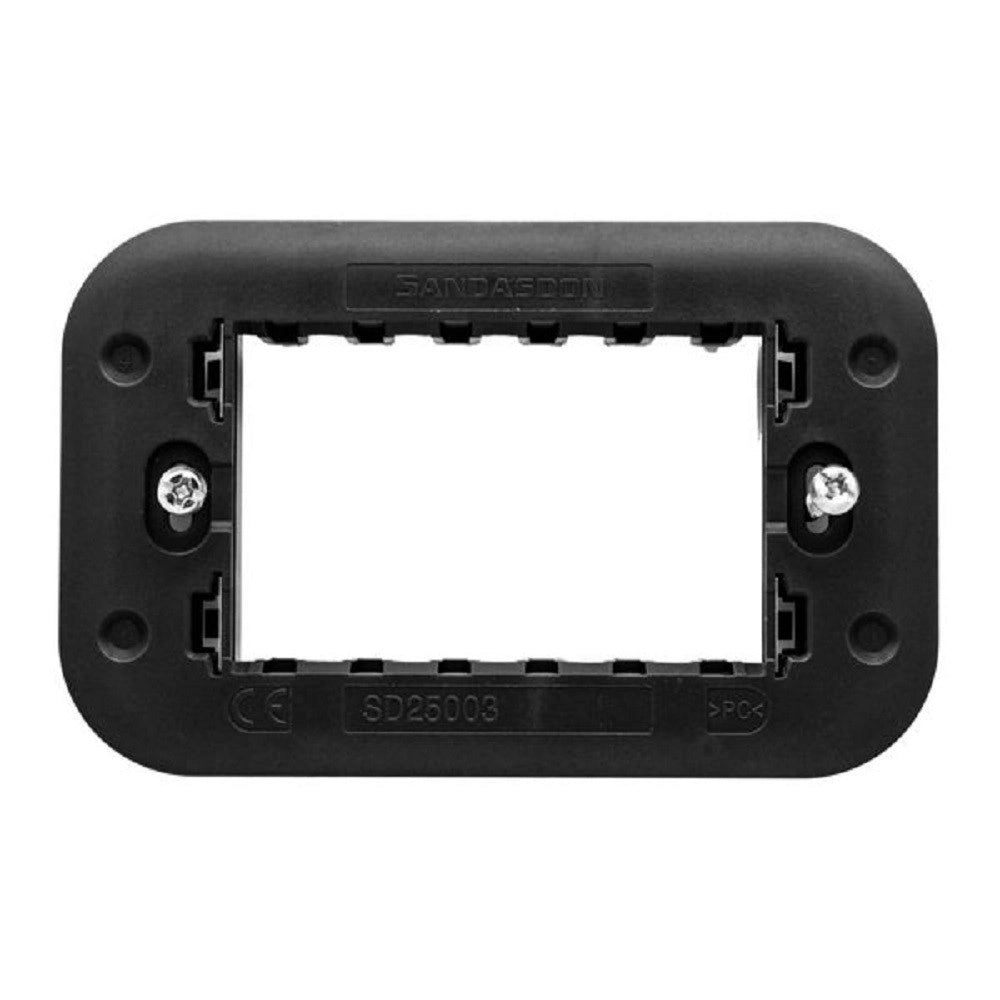 Trade Shop - Supporto 3m 4m 6m Per Scatole 3 4 6 Moduli Compatibile Bticino Axolute -  -3 Fori     -