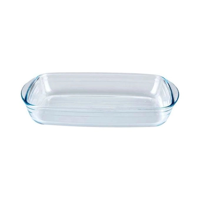 Ocuisine 249BC00 Lasagnera Rettangolare in Vetro Borosilicato 39x24x6 cm 3.6 L Forno Frigo Congelatore Microonde colore Trasparente