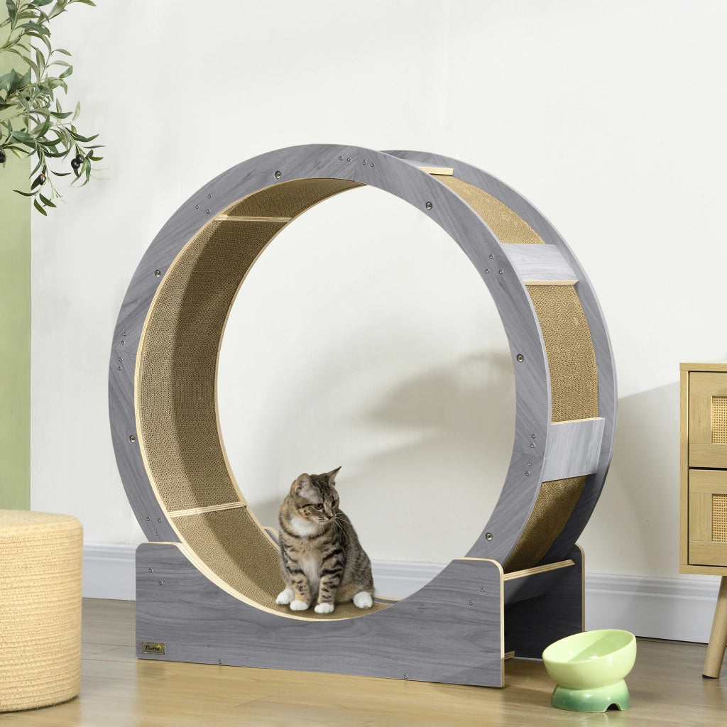 Ruota per Gatti ¨C Minimal ¨C 91 cm, Noce