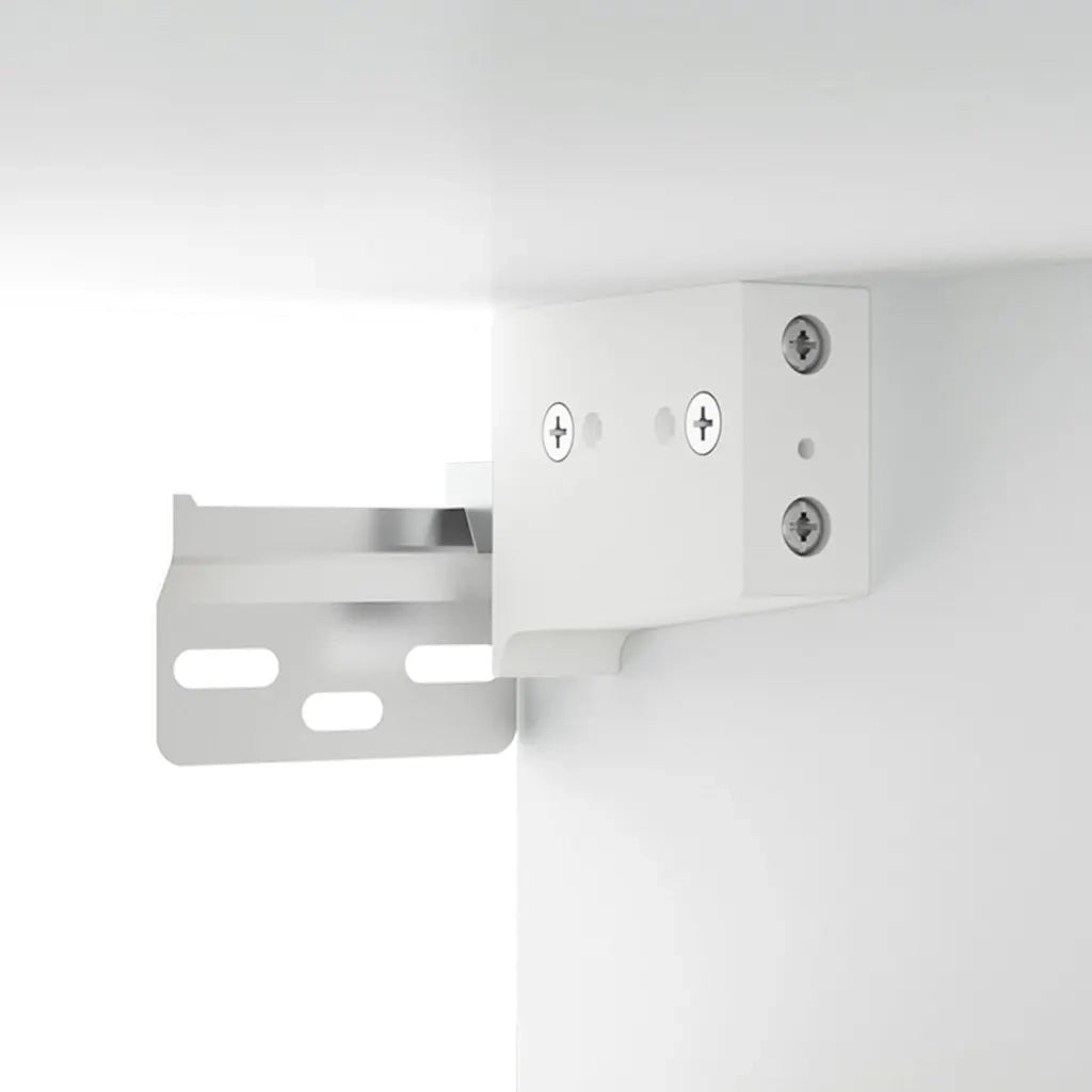 Mobile a Parete Bianco 80x33x80 cm in Legno Multistrato 816592
