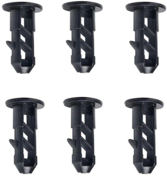 Set di viti di sfera in plastica di alta qualità - 6 pezzi - Resistente alla corrosione - Resistenti agli urti - Per cestini a ruote da 240L - Facile da utilizzare - Cestino per rifiuti