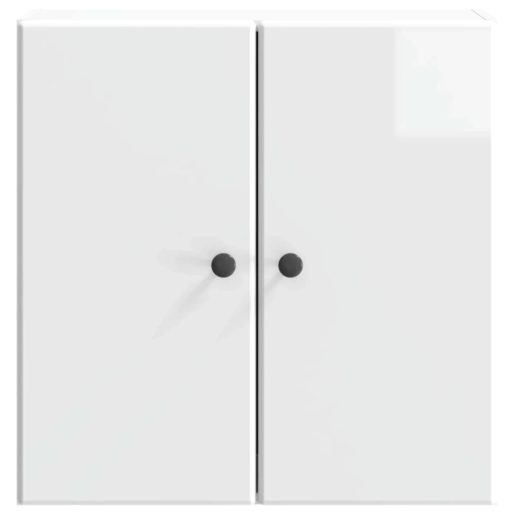 Mobiletto a muro Bianco Lucido 59 x 31 x 60 cm 899089