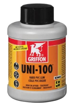 Griffon UNI-100 250ml con pennello - Collante per PVC