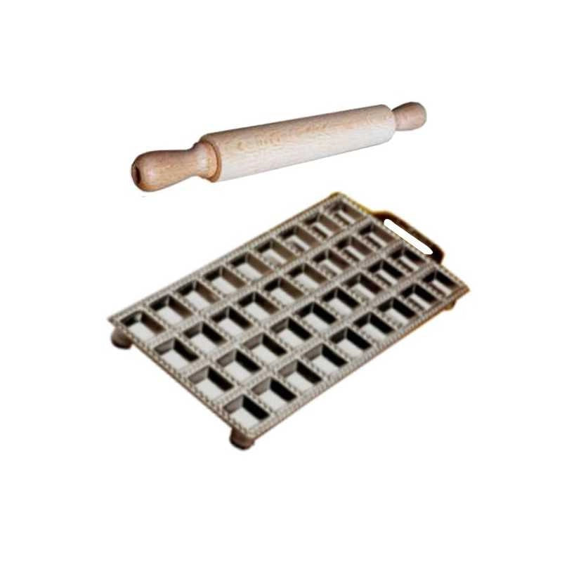 Stampo Ravioli Classici 24 con Rullo Ottinetti
