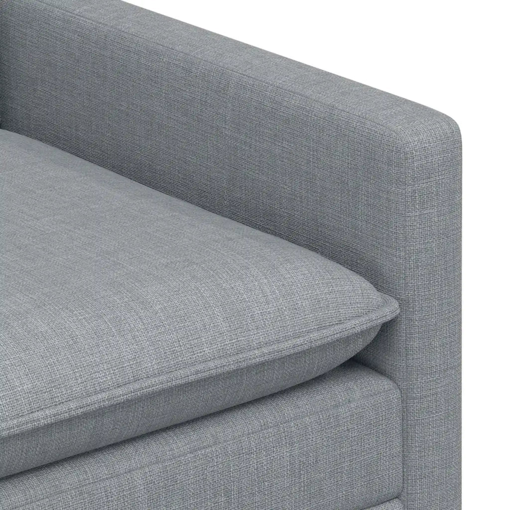 Divano Grigio Chiaro Tessuto 42028873