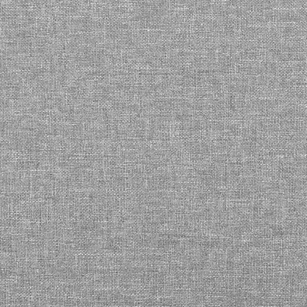 Giroletto senza Materasso Grigio Chiaro 90x190 cm Tessuto 347375