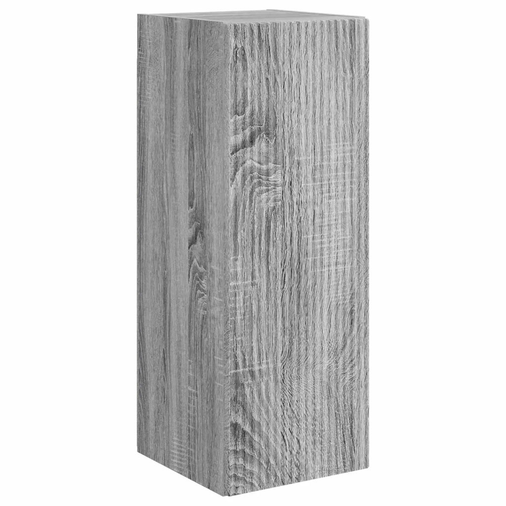 Set mobile TV 2 pz | Armadietto TV | Mobile Porta TV Grigio Sonoma Legno multistrato