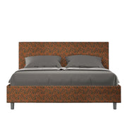 Letto Matrimoniale 160x210 cm con Rete Adele Era 04 Arancione
