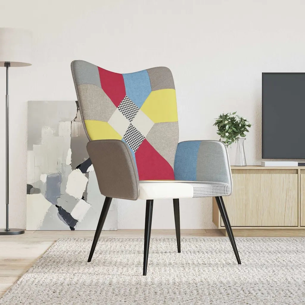 Divano Sedia-Poltrona Relax in Tessuto Patchwork 831000