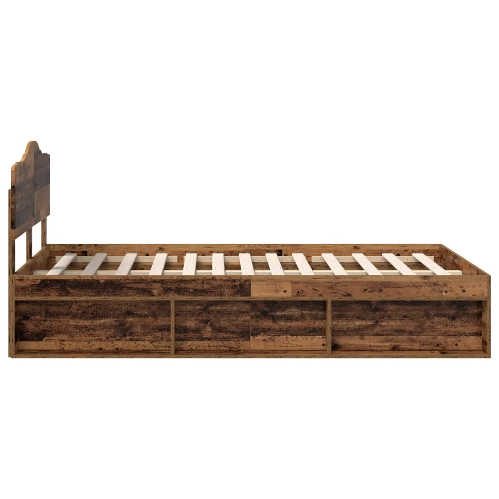 Struttura del letto Legno vecchio 120 x 200 cm Pino massello 3412923