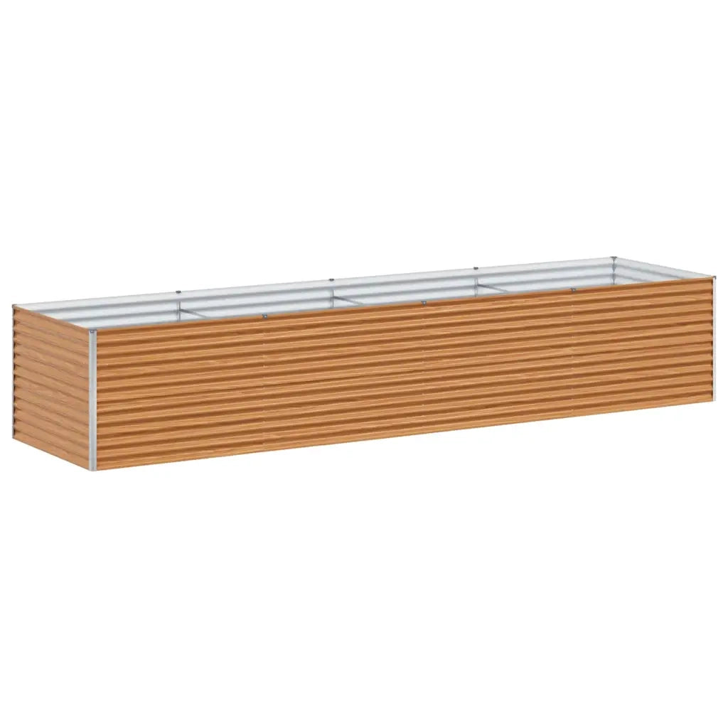 Letto rialzato da giardino 390 x 100 x 68 cm Acciaio zincato 42017369