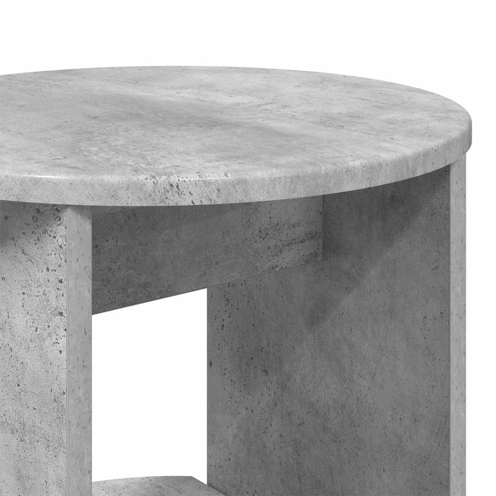 Mobile laterale Grigio Cemento Legno ingegnerizzato 899837
