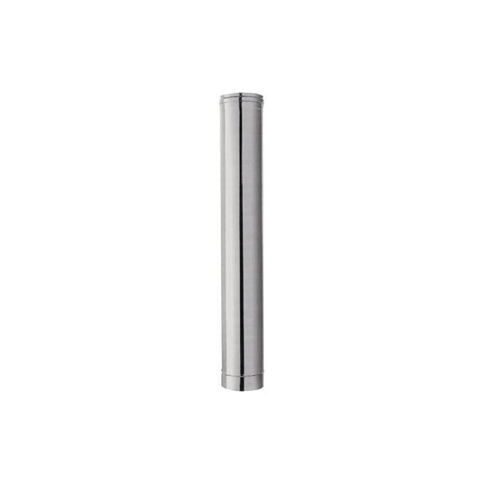 ALA MCH03766 Tubo per canna fumaria in acciaio inox AISI 316L diametro 25 mm lunghezza 1000 mm colore Lucida