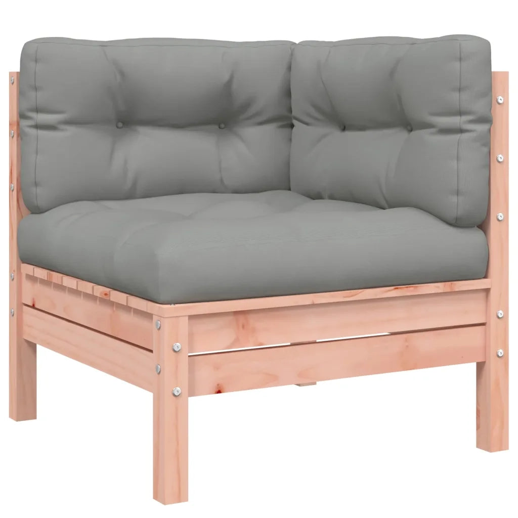 Set Divani Giardino 10 pz con Cuscini Massello Abete Douglas 3299601