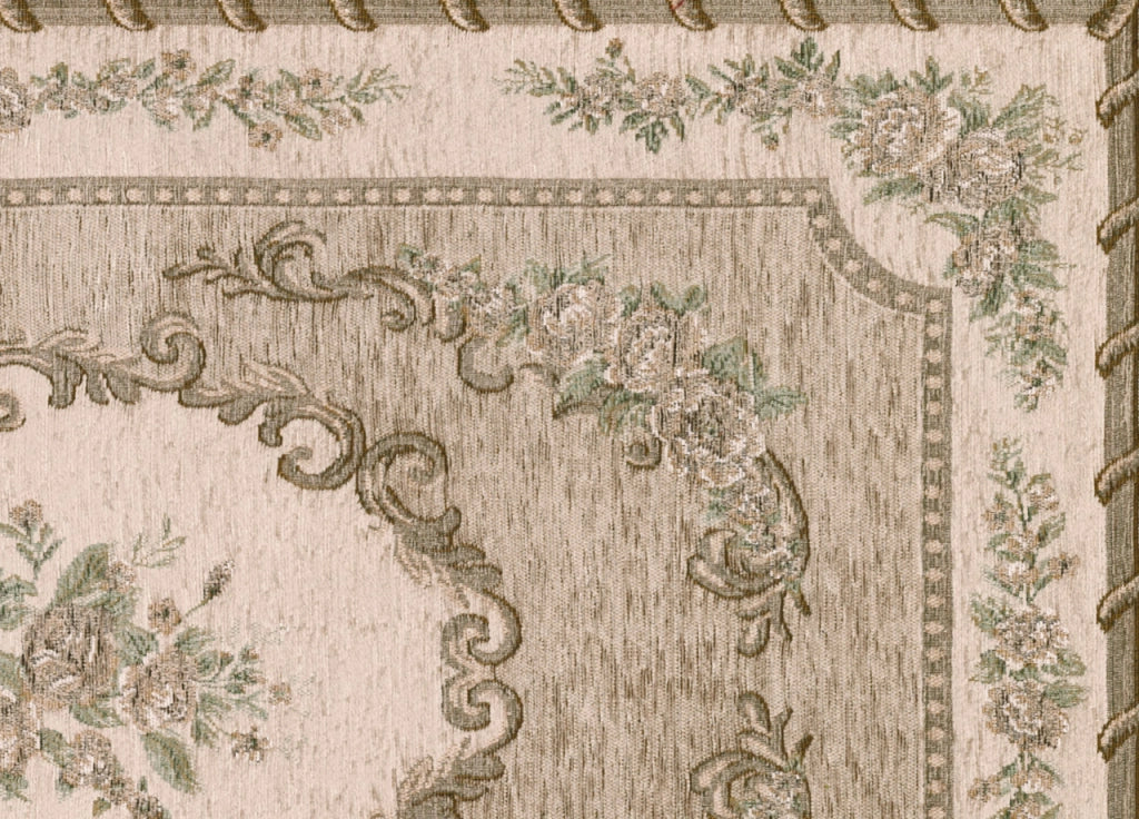 Tappeto Velour Antiscivolo Disegno Operà By Suardi - 140x200 - Tortora