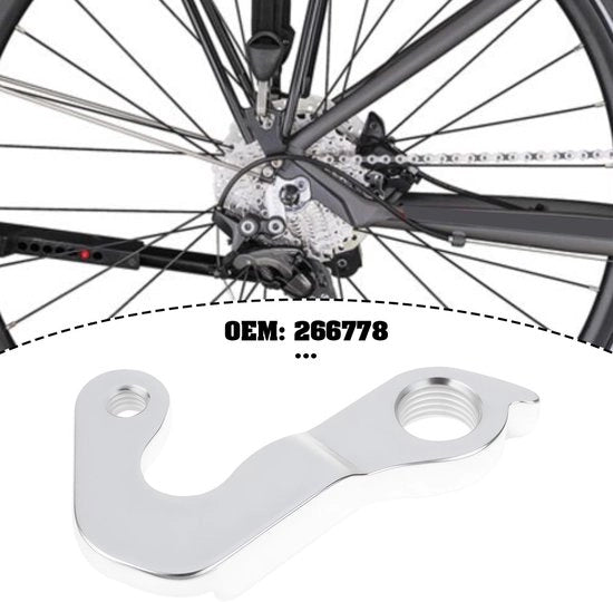 Hanger Derailleur in Lega Leggera di Alluminio - Adatto per la Pendenza - Compatibile con Scott - Speedster/Gravel - Resistenze ai Colpi - Peso Leggero - Hanger per Bicicletta