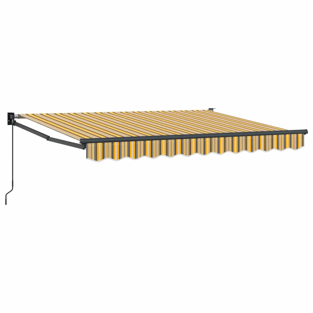 Tenda retrattile Giallo, Grigio e Bianco 3 x 2 m 3419048
