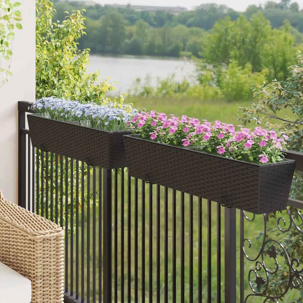 Ringhiera 2 pz 80 x 17 x 17 cm Metallo CFW4042379
