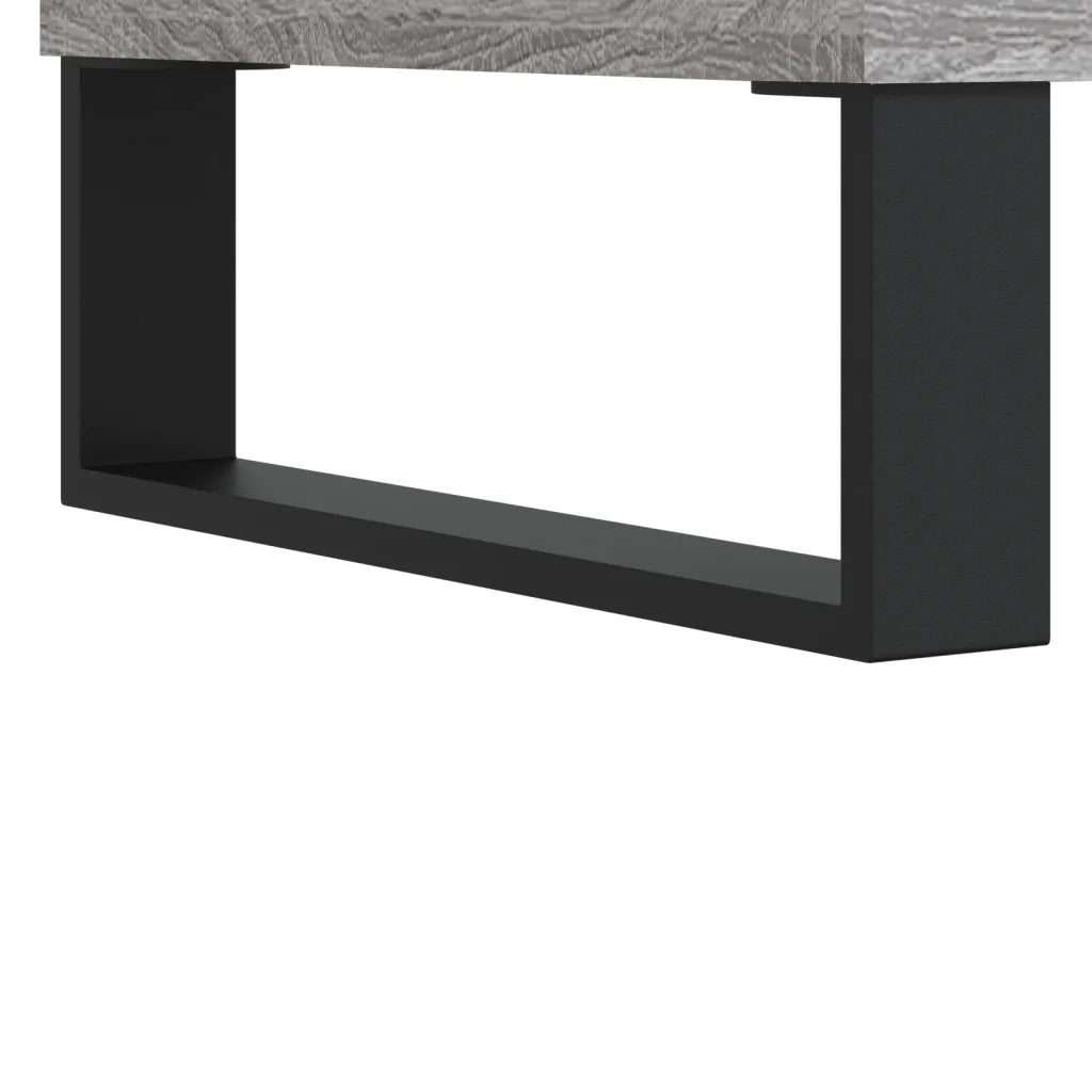 Scarpiera Grigio Sonoma 102x36x60 cm in Legno Multistrato 831378