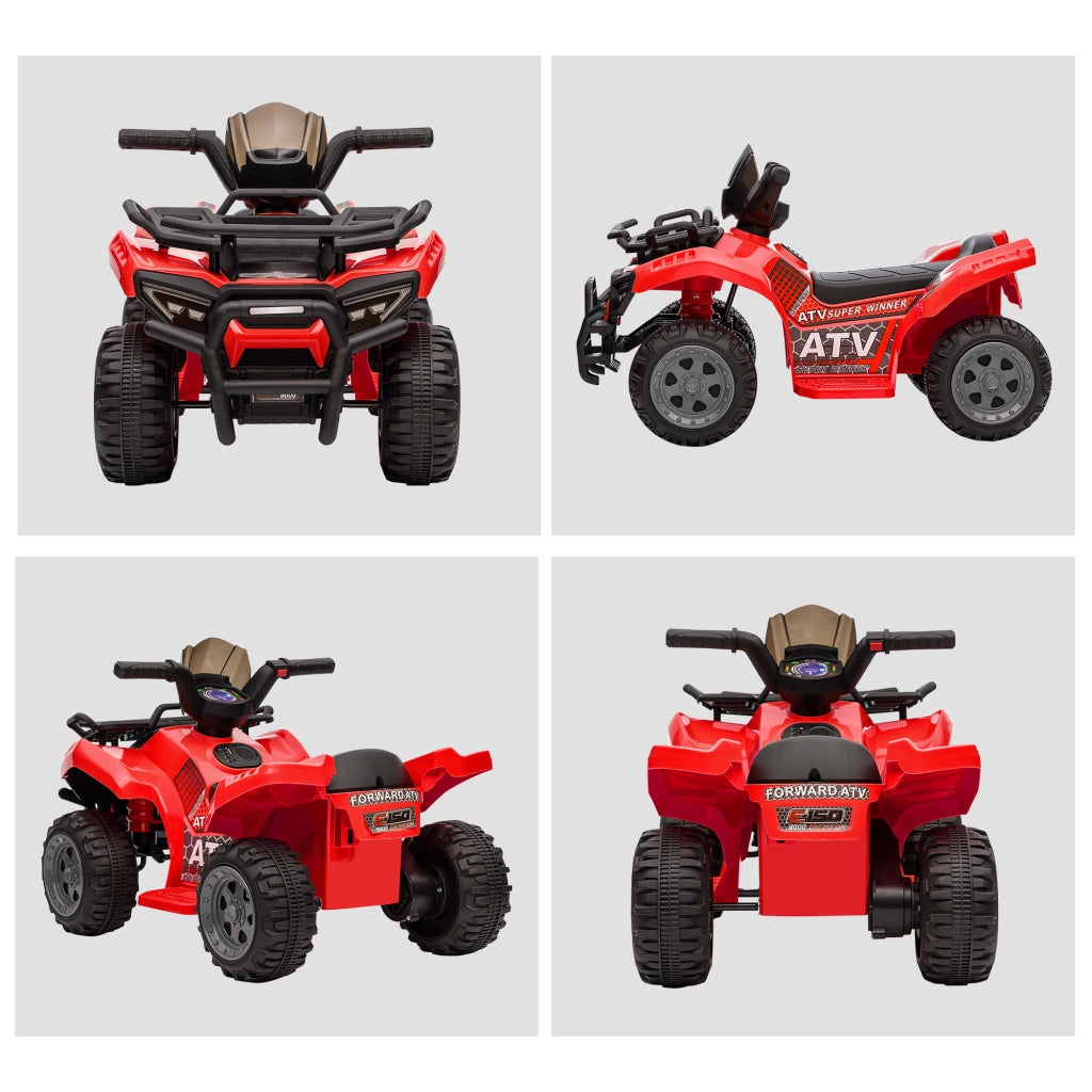 Auto Elettrica per Bambini ¨C zephmum ¨C 70x42x45 cm Rosso
