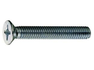 VITI PER METALLO 4.8 TESTA SVASATA PIANA- - ø mm.5x35 - 200 pezzi AMBROVIT