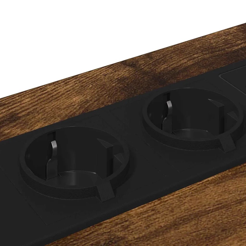 Armadio da Notte Rovere fumé 42 x 41 x 56 cm Legno multistrato 859424