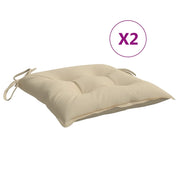 Cuscini per Pallet 2 pz | Cuscini per sedie Beige 50x50x7 cm Tessuto Oxford