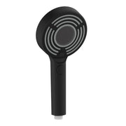 Doccia 3 getti con display digitale consumo e luci LED nera - serie Edera