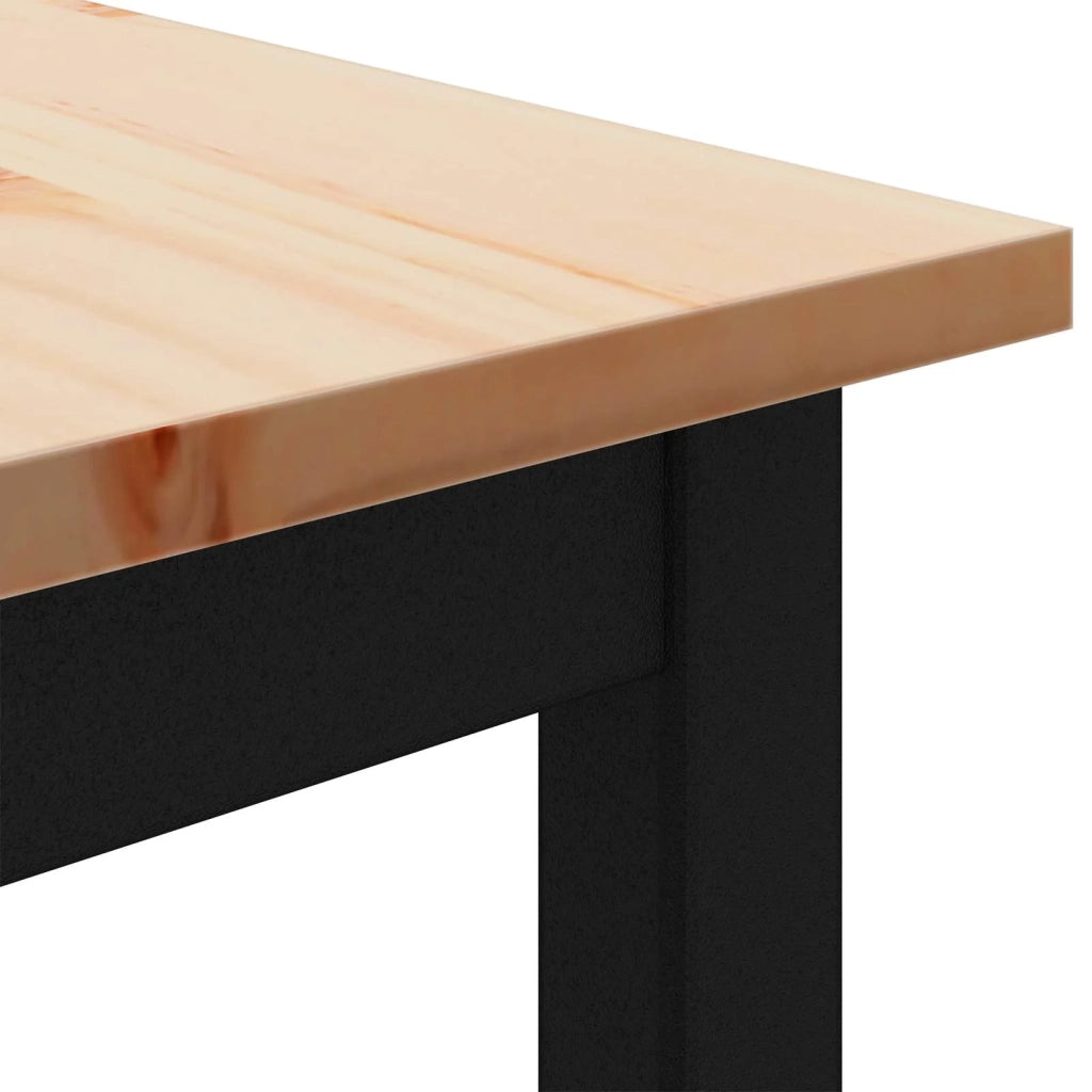 Tavolo da pranzo Naturale 180 x 90 x 75 cm Pino massello 892793