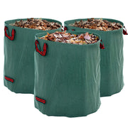 Set di 3 Sacchi per Rifiuti da Giardino ¨C Zephmum ¨C 272L Grigio con Asse