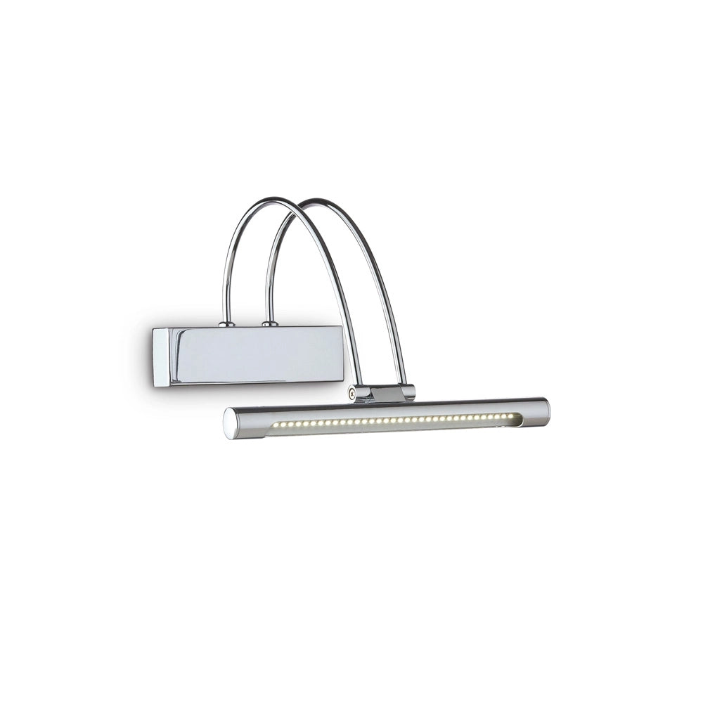 Applique Contemporanea Bow Metallo Cromo Led 2,5W Luce Calda