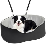 Cuscino per auto per cani ¨C zephmum ¨C nero 77x43x28 cm