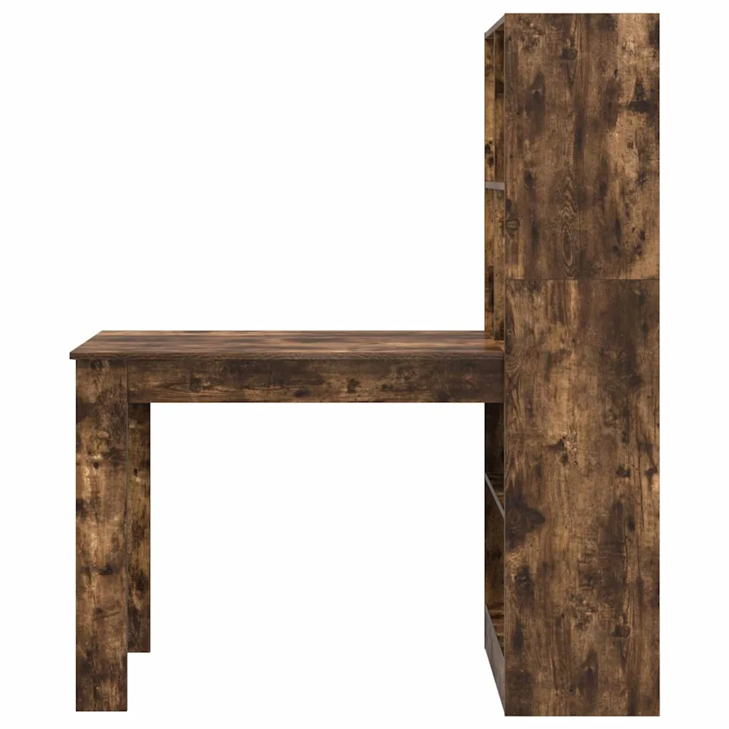 Scrivania | Tavolo da Ufficio Rovere fum¨¦ 122 x 67 x 145 cm Legno multistrato