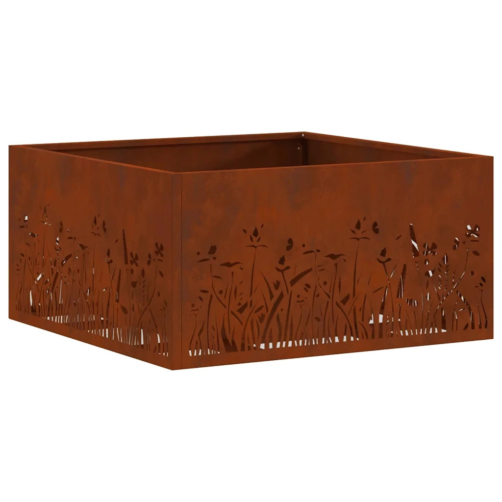 Focolare-Stufa-Camino Marrone 60 x 60 x 30 cm Acciaio 854682