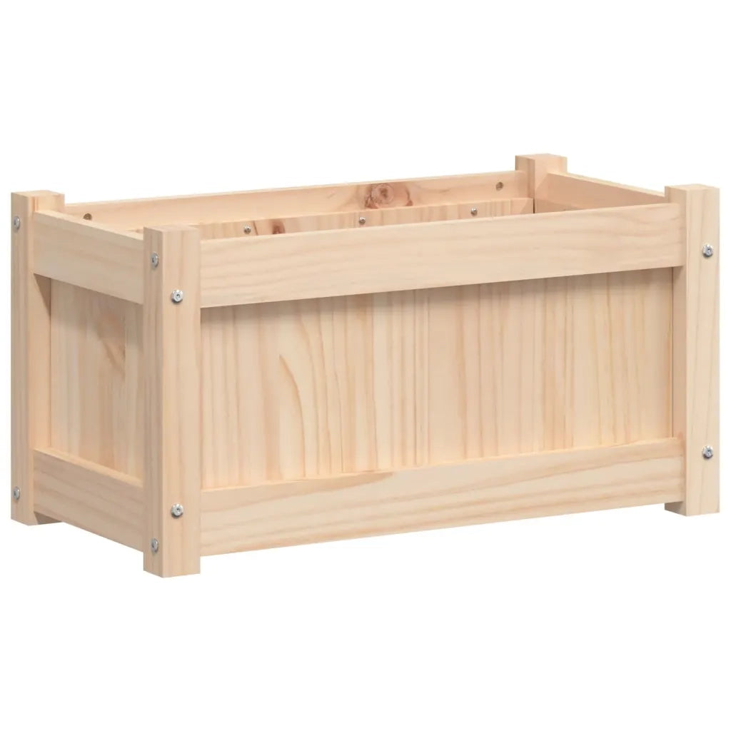 Fioriere da Giardino 2 pz in Legno Massello di Pino 837440