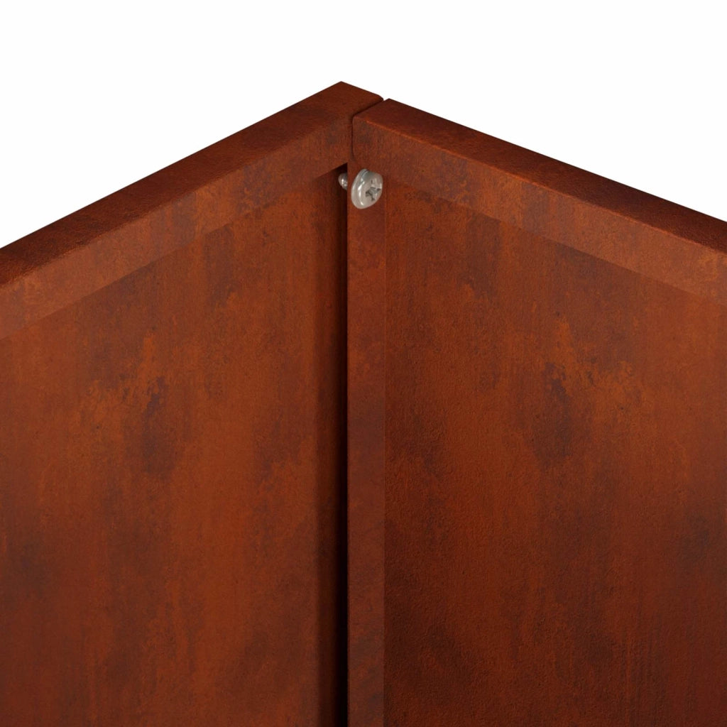 Vaso da giardino Ruggine 50 x 40 x 75 cm Acciaio Corten 8005678