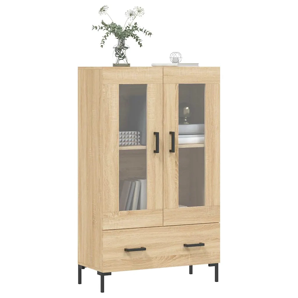 Credenza | Madia | Buffet da pranzo | Armadio da pranzo Rovere Sonoma 69,5x31x115 cm in Legno Multistrato