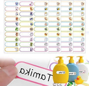 Etichette acqua resistenti con nome etichetta per bambini acqua resistenti - 120 pezzi.