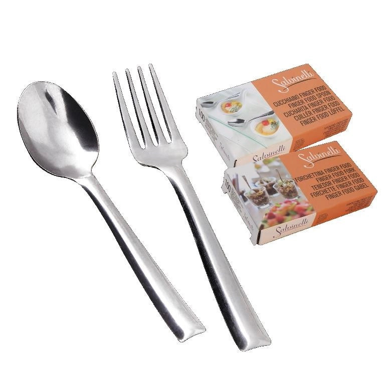 Set 100 Pezzi Forchettine Finger Food Spritz Salvinelli