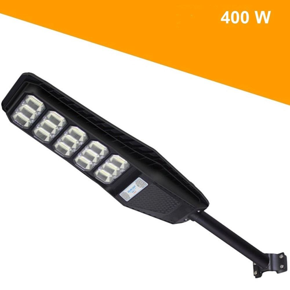 Trade Shop - Lampione Stradale Luce Energia Solare Led 400watt Sensore Pir Staffa Telecomando -