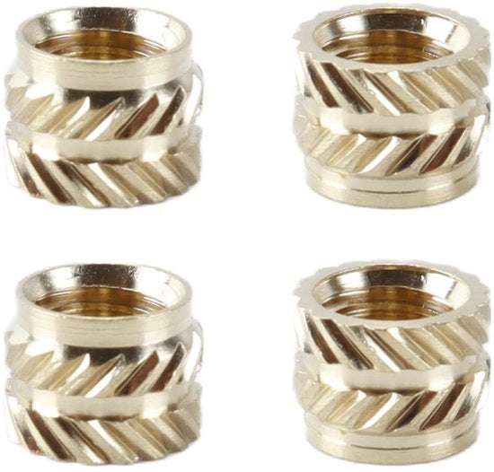 Set di viti a gabbia 50 pezzi - viti a gabbia a cartella - materiale: rame - diametro esterno 8mm - altezza 6mm - resistente alla corrosione - viti a gabbia con busello